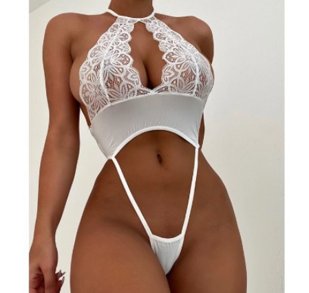 Abdominal One Piece Uniform Suit Ile Temptation Pajamas Back